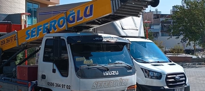 asansörlü nakliye aracı ve evden eve taşımacılık