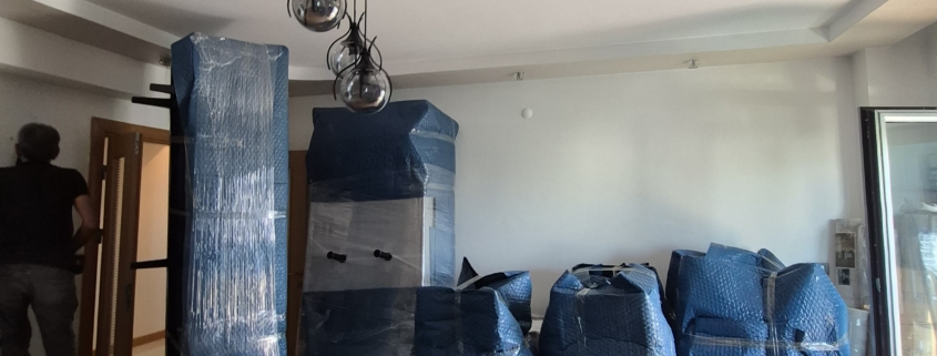 Ev balkonlarından asansörlü nakliye hizmeti